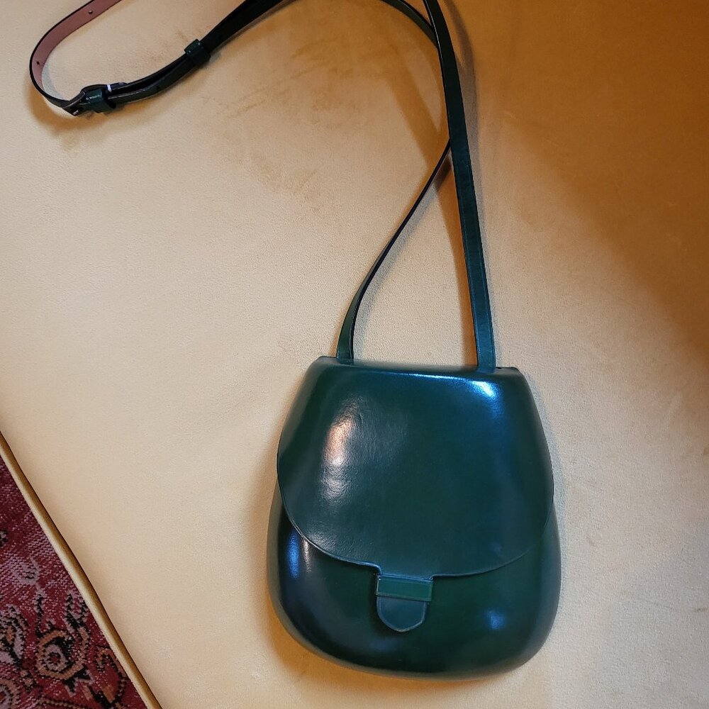 Lemaire small molded cartridge crossbody bag - Green